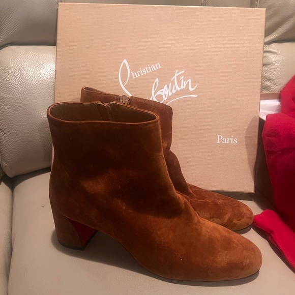 Christian Louboutin Ankle Boots - Turela 55 Veau Velour - Picture 2 of 5